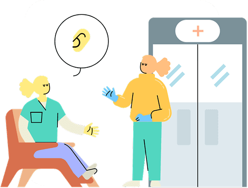 An illustration of community of women